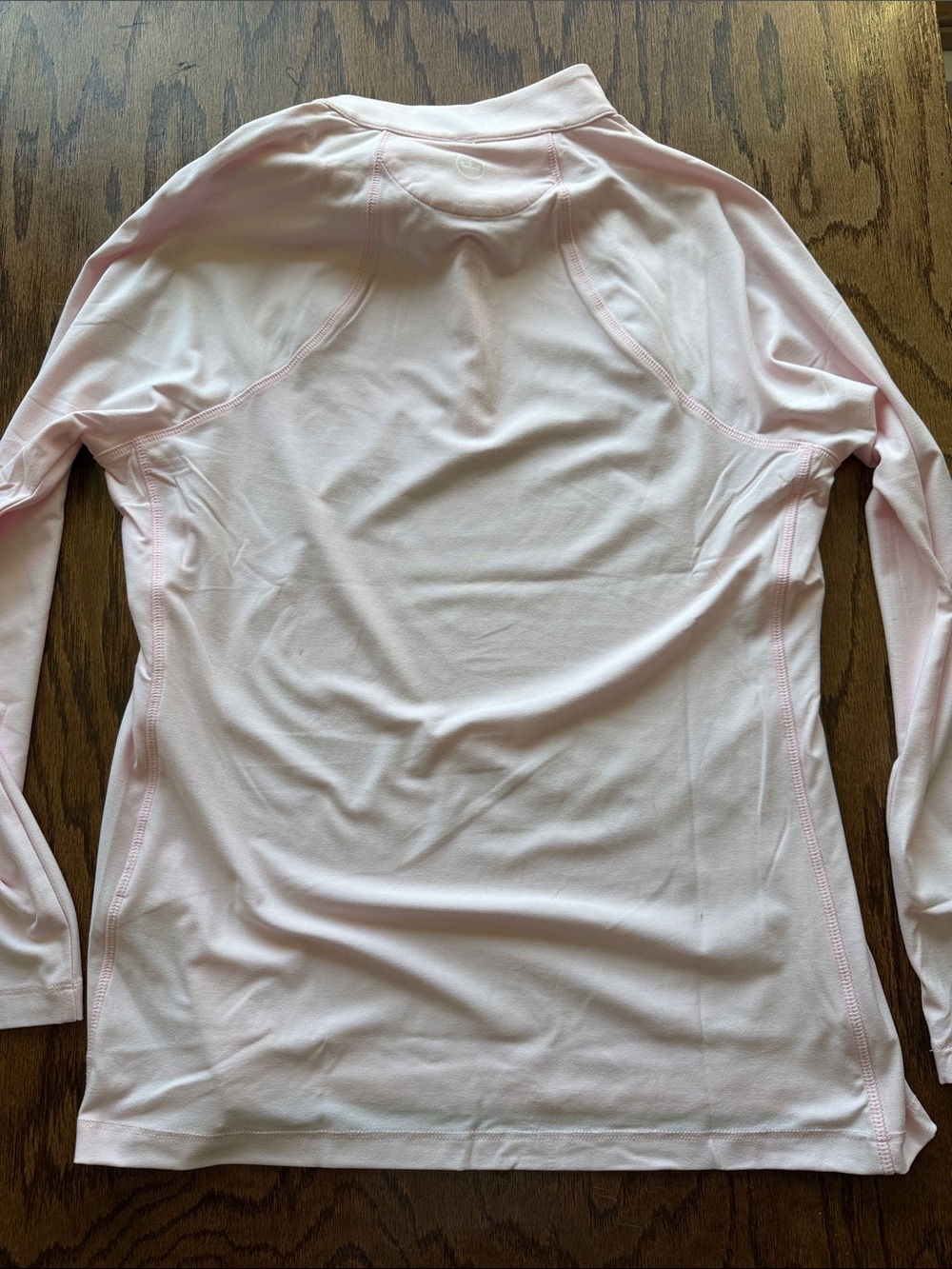 Peter Millar Pale Pink Long-Sleeve Quarter-Zip Pullover - Picture 7 of 7
